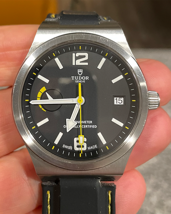2022 Tudor North Flag 40MM Black Dial Aftermarket Rubber Strap (91210N)