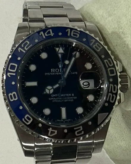 2018 Rolex GMT-Master II "Batman" 40MM Black Dial Oyster Bracelet (116710BLNR)