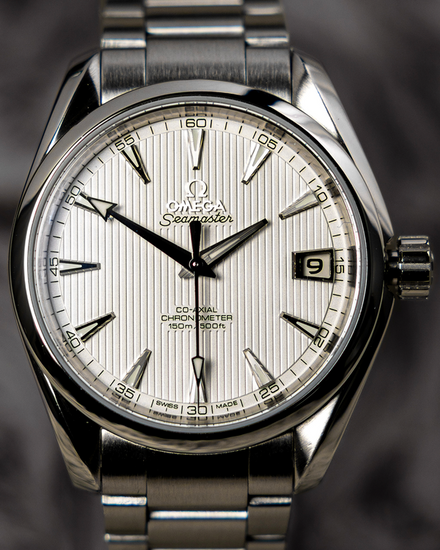 2011 Omega Seamaster Aqua Terra 150M 38.5MM Silver Dial Steel Bracelet (231.10.39.21.02.001)