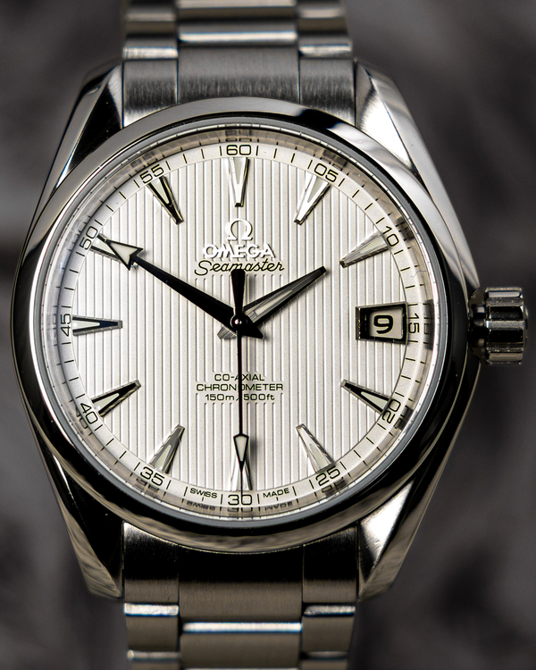 2011 Omega Seamaster Aqua Terra 150M 38.5MM Silver Dial Steel Bracelet (231.10.39.21.02.001)