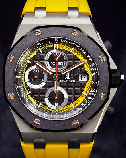 2012 Audemars Piguet Royal Oak Offshore Chronograph "Sebastien Buemi" Limited Edition 42MM Black Dial Rubber Strap (26207IO.OO.A002CA.01)
