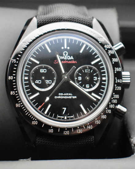 2014 Omega Speedmaster Dark Side of the Moon 44.25MM Black Dial Textile Strap (311.92.44.51.01.003)
