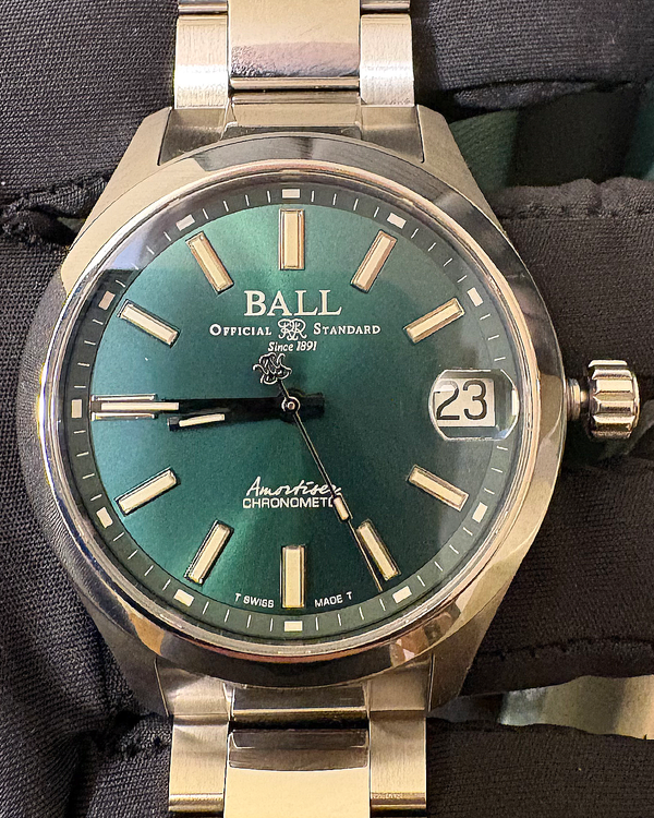 2023 Ball Engineer Master II Endurance 1917 L.E. 45MM Green Dial Steel Bracelet (NM3500C-S2C-GR)