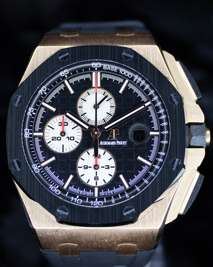 2014 Audemars Piguet Royal Oak Offshore 44MM Black Dial Rubber Strap (26401RO.OO.A002CA.01)