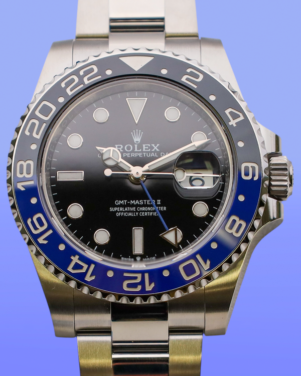 No Reserve - 2026 Rolex GMT-Master II "Batman" 40MM Black Dial Oyster Bracelet (126710BLNR)