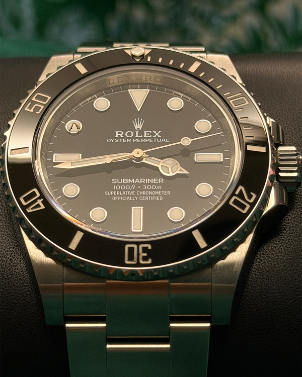 No Reserve - 2025 Rolex Submariner No-Date 41MM Black Dial Oyster Bracelet (124060)