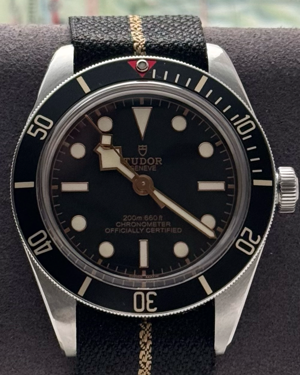 2018 Tudor Black Bay '58 39MM Black Dial Textile Strap (79030N)