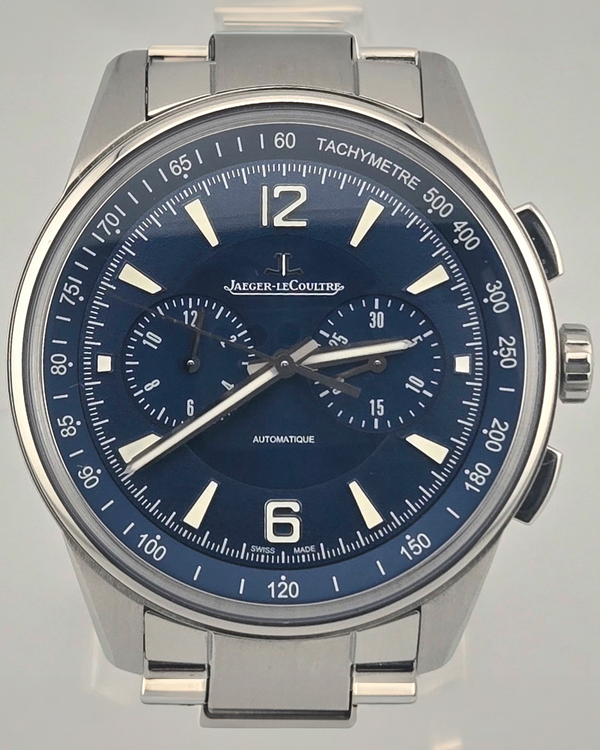 2020 Jaeger-LeCoultre Polaris Chronograph 42MM Blue Dial Steel Bracelet (Q9028180)