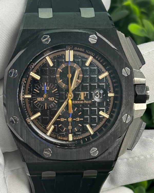 2016 Audemars Piguet Royal Oak Offshore Chronograph 44MM Black Dial Rubber Strap (26405CE.OO.A002CA.02)