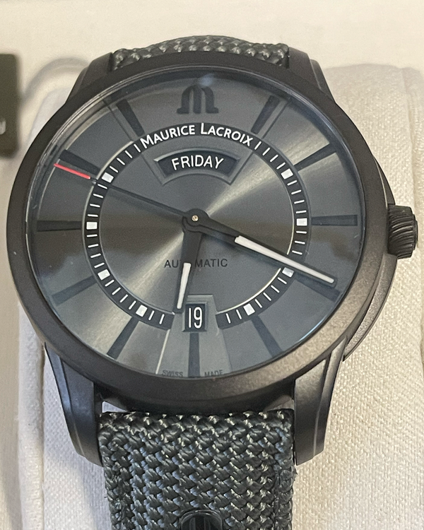 2025 Maurice Lacroix Pontos L.E. 40MM Green Dial Textile Strap (PT6358-DLB04-630-5)
