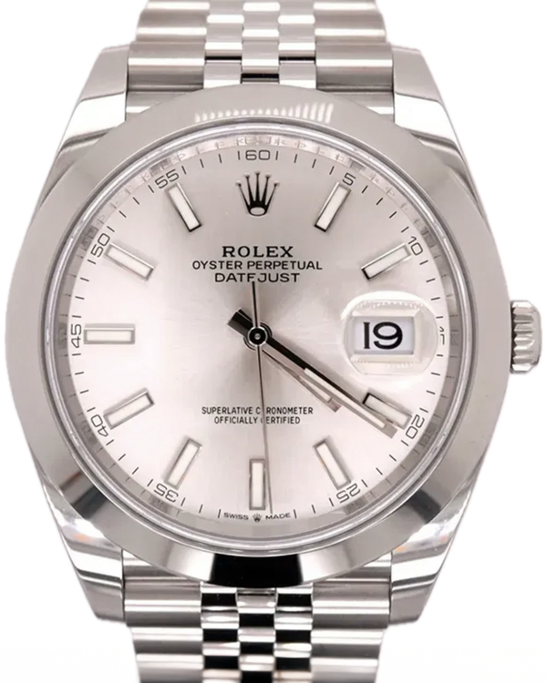 2025 Rolex Datejust 41MM Silver Dial Jubilee Bracelet (126300)
