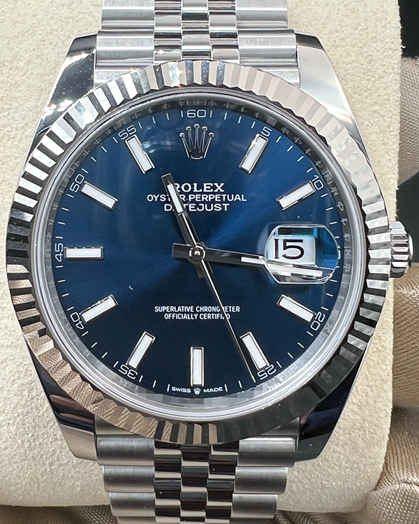 2026 Rolex Datejust 41MM Blue Dial Jubilee Bracelet (126334)