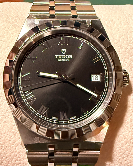 2024 Tudor Royal 38MM Black Dial Steel Bracelet (28500)