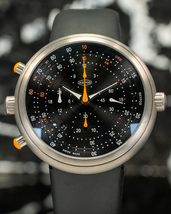 2022 Ikepod Skypod "Eero" L.E. 46MM Black Dial Rubber Strap (SK01-RP-LB)