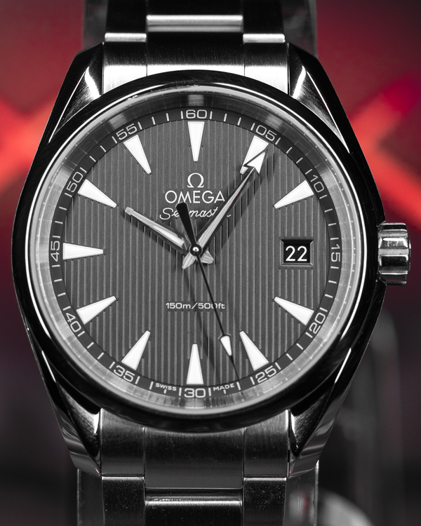 No Reserve - Omega Seamaster Aqua Terra 150M 38.5MM Quartz Grey Dial Steel Bracelet (231.10.39.60.06.001)