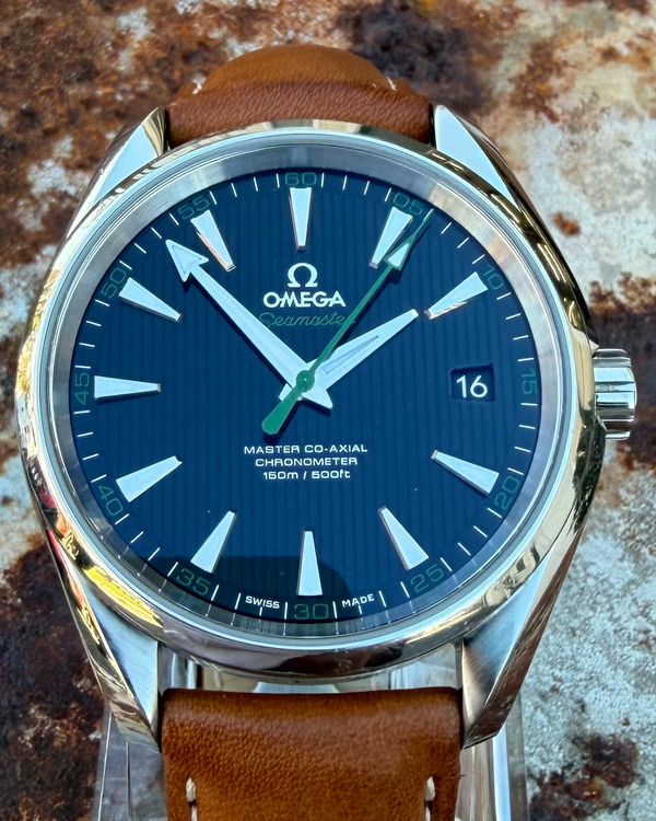 2018 Omega Seamaster Aqua Terra 150M "Golf Edition" 41.5MM Black Dial Leather Strap (231.10.42.21.01.004)