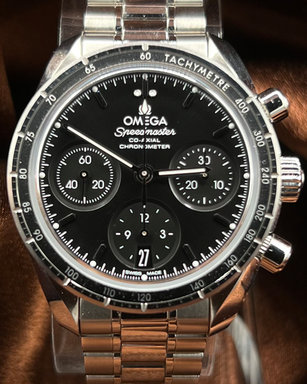 2022 Omega Speedmaster 38MM Black Dial Steel Bracelet (324.30.38.50.01.001)