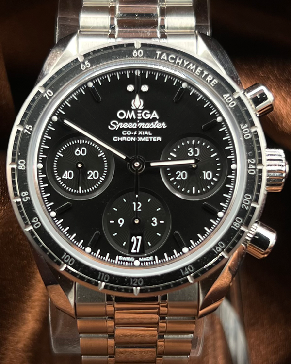 2022 Omega Speedmaster 38MM Black Dial Steel Bracelet (324.30.38.50.01.001)