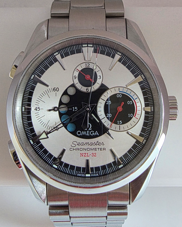 2021 Omega Seamaster NZL-32 42.2MM Silver Dial Steel Bracelet (2513.30.00)