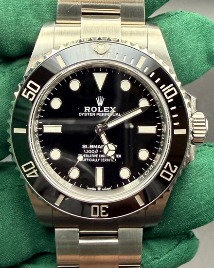 2024 Rolex Submariner No-Date 41MM Black Dial Oyster Bracelet (124060)
