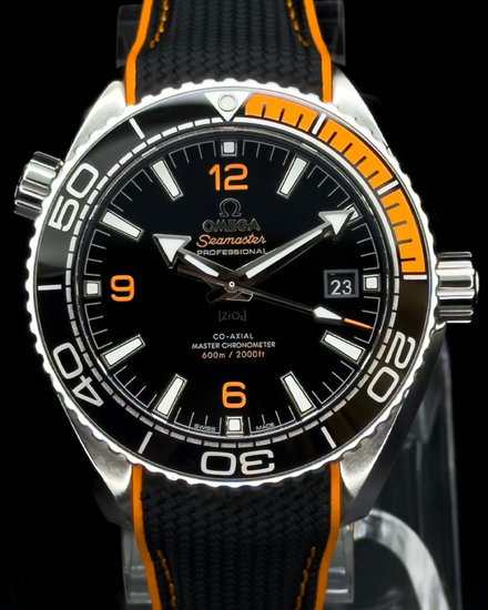 2021 Omega Seamaster Planet Ocean 600M 43.5MM Black Dial Rubber Strap (215.32.44.21.01.001)