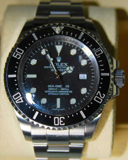 2013 Rolex Sea-Dweller Deepsea 44MM Black Dial Oyster Bracelet (116660)