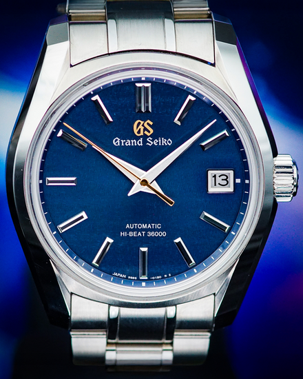 2025 Grand Seiko Heritage Collection 40MM Blue Dial Steel Bracelet (SBGH273G)
