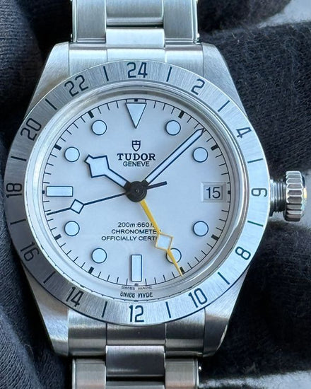 2025 Tudor Black Bay Pro GMT 39MM White Dial Steel Bracelet (79470)
