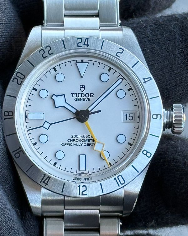 2025 Tudor Black Bay Pro GMT 39MM White Dial Steel Bracelet (79470)