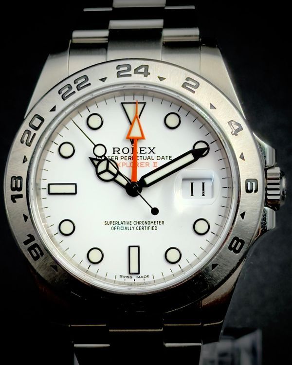 2021 Rolex Explorer II "Polar" 42MM White Dial Oyster Bracelet (216570)