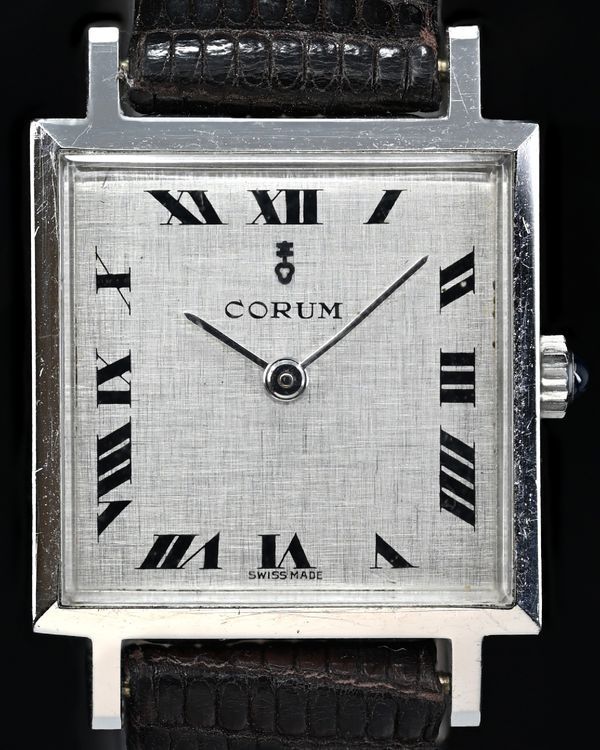 Corum Buckingham 28MM Silver Dial Leather Strap (57311)