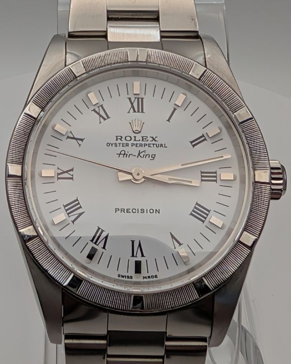 2007 Rolex Air-King 34MM Silver Dial Oyster Bracelet (14010)