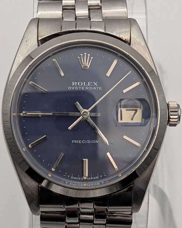 Rolex Oyster Precision Date 34MM Blue Dial Jubilee Bracelet (6694)