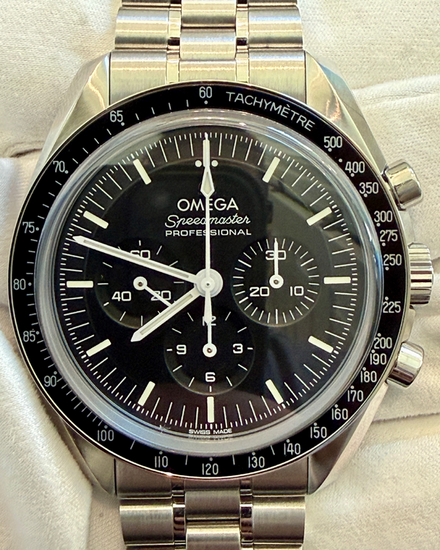 2025 Omega Speedmaster Professional Moonwatch 42MM Black Dial Steel Bracelet (310.30.42.50.01.002)