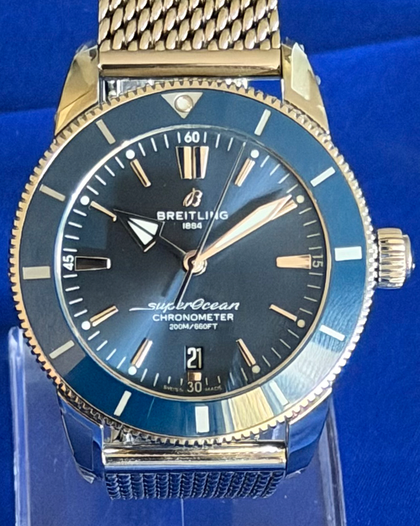 Breitling Superocean Heritage B20 44MM Blue Dial Steel Bracelet (AB2030161C1S1)