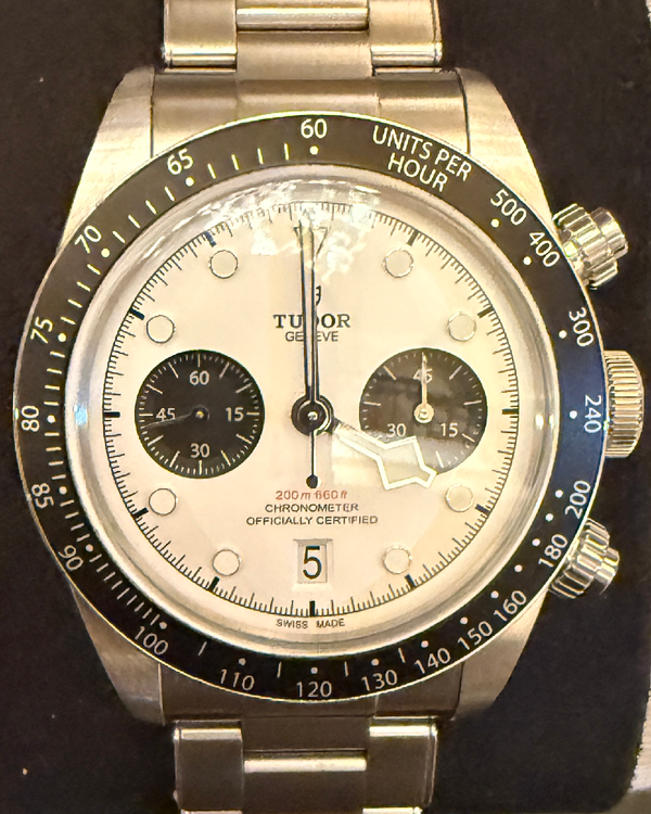 2024 Tudor Black Bay Chrono "Panda" 41MM White Dial Steel Bracelet (79360N)