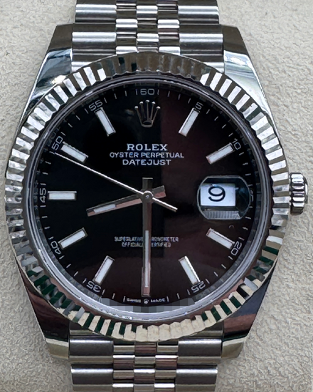 2021 Rolex Datejust 41MM Black Dial Jubilee Bracelet (126334)