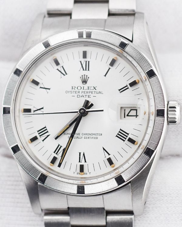 Rolex Oyster Perpetual Date "Thunderbird" 34MM Aftermarket White Dial Oyster Bracelet (15010)