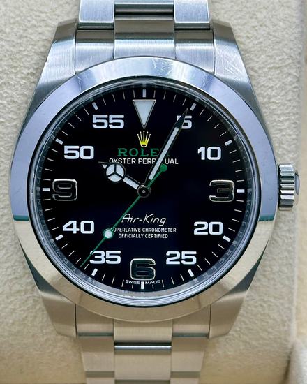 2020 Rolex Air-King 40MM Black Dial Oyster Bracelet (116900)