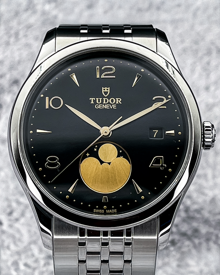 2025 Tudor 1926 Luna 39MM Black Dial Steel Bracelet (91560)