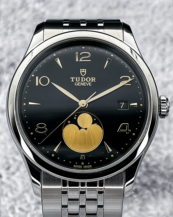 2025 Tudor 1926 Luna 39MM Black Dial Steel Bracelet (91560)