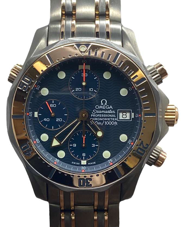 Omega Seamaster Diver 300M 41.5MM Blue Dial Titanium Bracelet (2297.80.00)