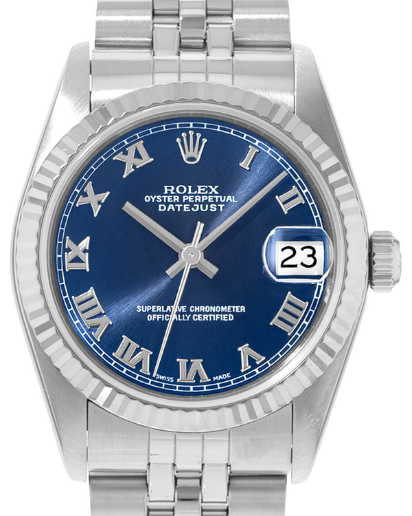 1999 Rolex Datejust 31MM Blue Dial Jubilee Bracelet (68274)