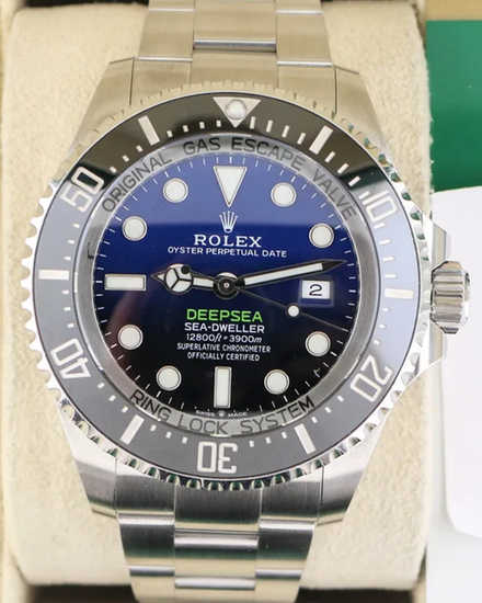 2018 Rolex Sea-Dweller Deepsea "James Cameron" 44MM Blue Dial Oyster Bracelet (126660)