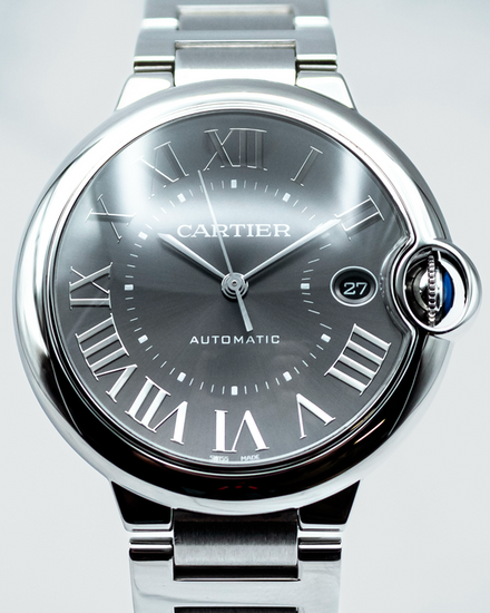 2022 Cartier Ballon Bleu 40MM Grey Dial Steel Bracelet (WSBB0060)