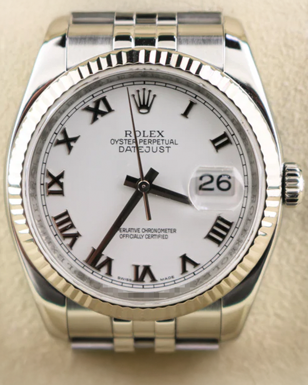 Rolex Datejust 36MM White Dial Jubilee Bracelet (116234)