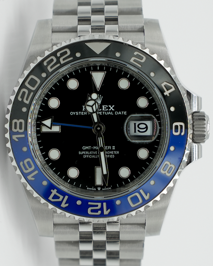 2023 Rolex GMT-Master II "Batgirl" 40MM Black Dial Jubilee Bracelet (126710BLNR)