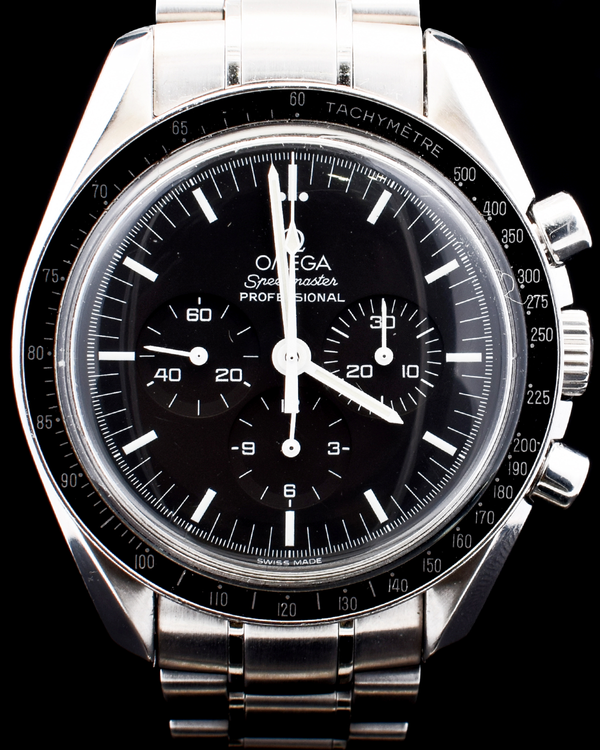 Omega Speedmaster Professional Moonwatch 42MM Black Dial Steel Bracelet (3572.50.00)