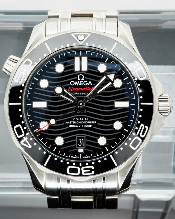 2023 Omega Seamaster Diver 300M 42MM Black Dial Steel Bracelet (210.30.42.20.01.001)