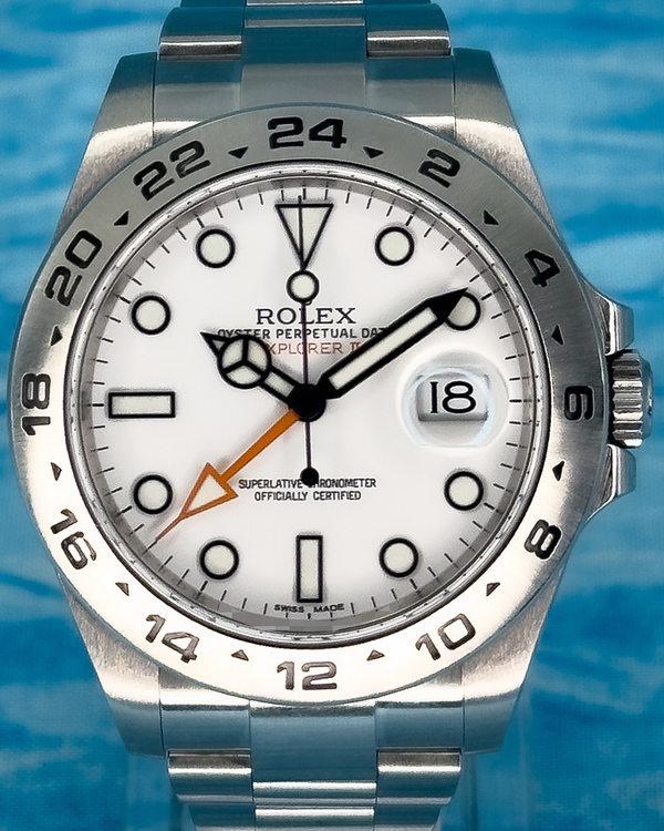 2020 Rolex Explorer II "Polar" 42MM White Dial Oyster Bracelet (216570)